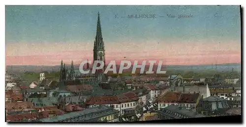 Cartes postales Mulhouse Vue generale