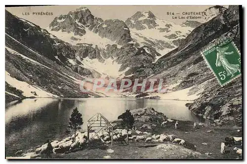 Ansichtskarte AK Les Pyrenees Cauterets Le Lac d'Estom