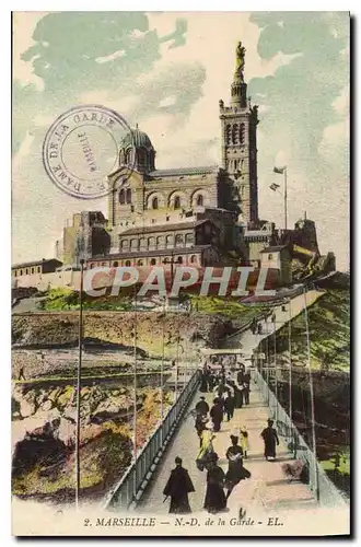 Cartes postales Marseille N D de la Garde