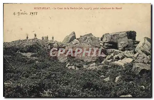 Cartes postales Mont Pilat le Grest de la Pardrix