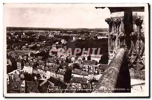 Cartes postales Nevers Vue panoramique prise de la Cathedrale