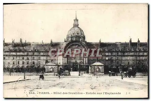 Ansichtskarte AK Paris Hotel des Invalides Entree sur l'Esplanade