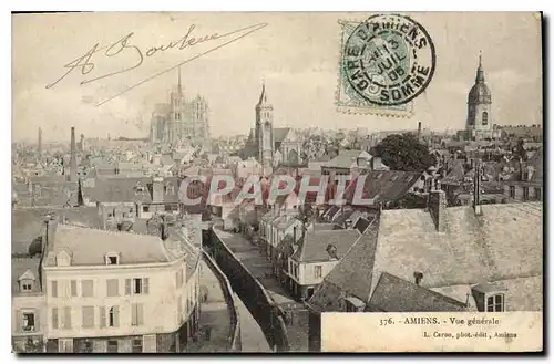 Cartes postales Amiens Vue generale