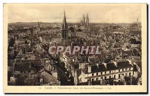 Ansichtskarte AK Caen Panorama pris de Saint Pierre