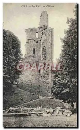 Cartes postales Vire Les Ruines du Chateau