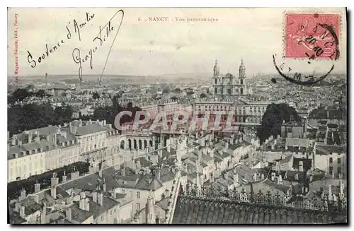 Cartes postales Nancy Vue panoramique