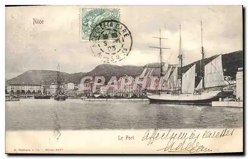 Cartes postales Nice Le Port Bateau