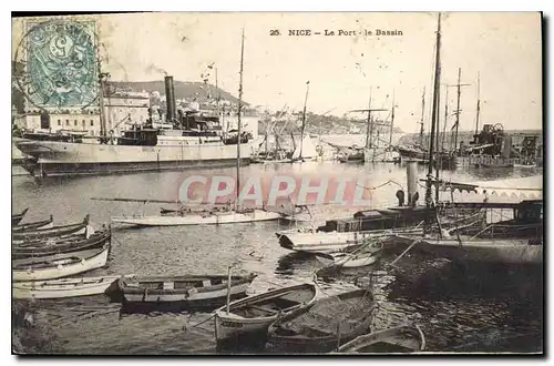 Cartes postales Nice Le Port le Bassin Bateaux