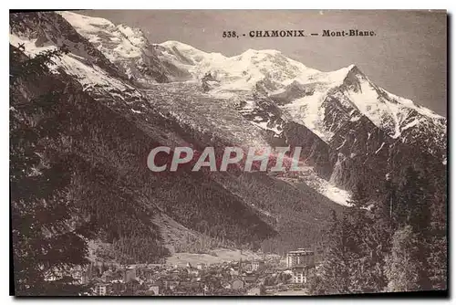 Cartes postales Chamonix Mont Bianc