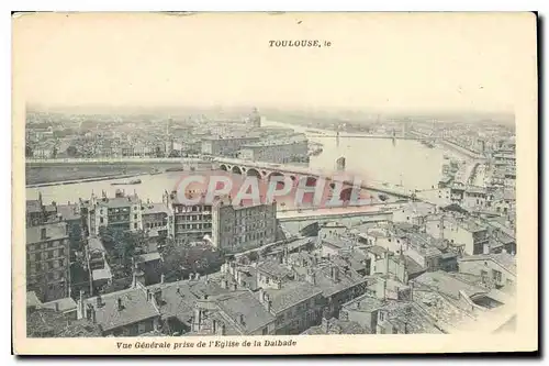 Cartes postales Toulouse Vue generale prise de l'Eglise de la Dalbade