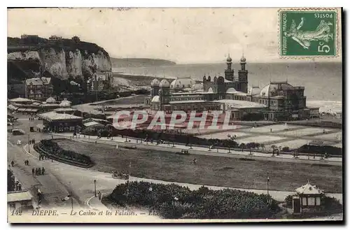 Ansichtskarte AK Dieppe Le Casino et les Falaises