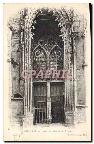 Cartes postales Harfleur Porte Meridionale de l'Eglise