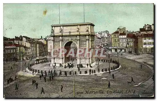 Cartes postales Marseille La Place d'Aix