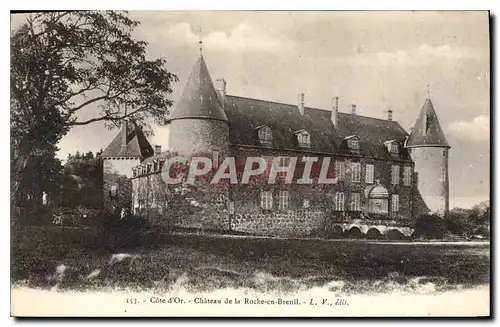 Cartes postales Cote d'Or Chateau de la Roche en Brenil