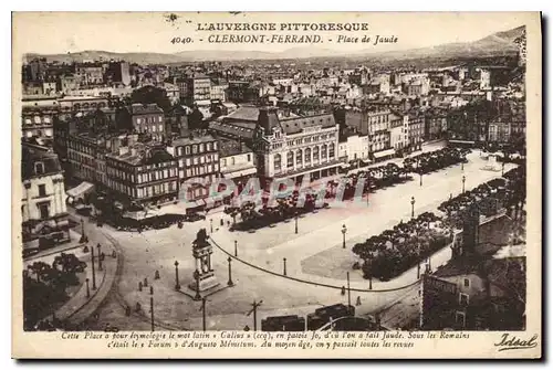 Cartes postales L'Auvergne Clermont Ferrand Place de Jaude