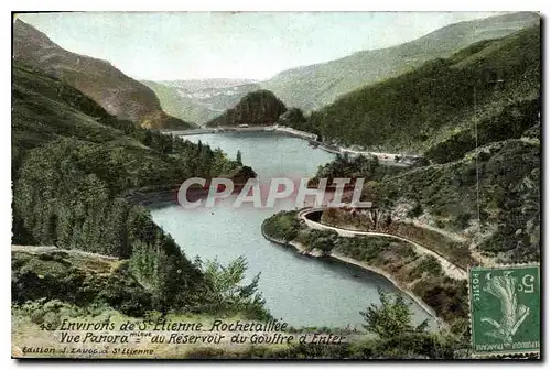 Ansichtskarte AK Environs de St Etienne Rochetaillee Vue Pamora du Reservoir du Gouffre d'Enter
