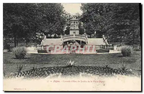 Cartes postales Dijon Cascade d'Eau du Jardin de la Place Darcy