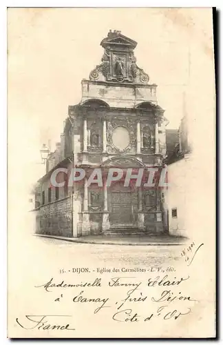 Cartes postales Dijon Eglise des Carmelites