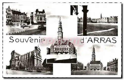 Cartes postales Souvenir d'Arras P de C