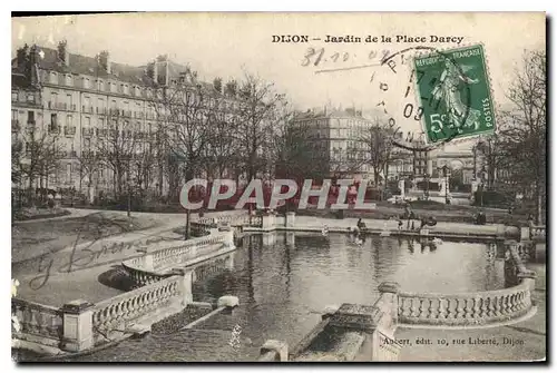 Ansichtskarte AK Dijon Jardin de la Place Darcy