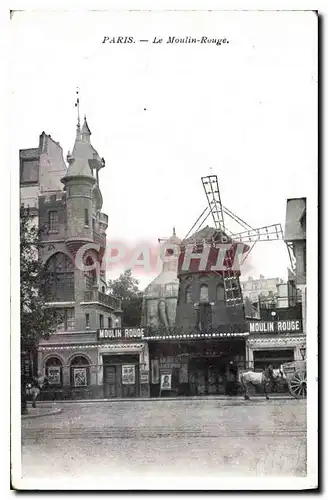 Cartes postales Paris Le Moulin Rouge