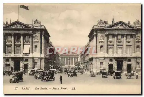 Cartes postales Paris Rue Royale