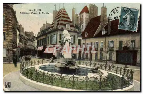 Cartes postales Dijon Monument Piron