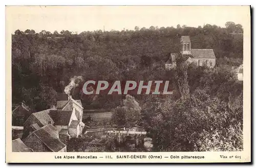 Ansichtskarte AK Les Alpes Manelles Saint Ceneri Orne Coin Pittoresque