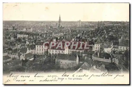 Cartes postales Dijon Vue generale