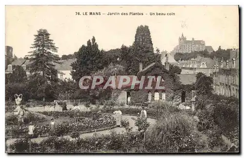 Ansichtskarte AK Le Mans Jardin des Plantes Un Beau coin