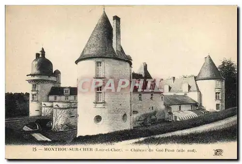 Cartes postales Monthou sur Cher Loir et Cher Chateau du Gue Pean