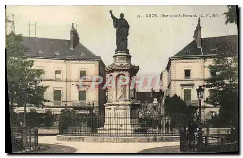 Ansichtskarte AK Dijon Statue de St Bernard