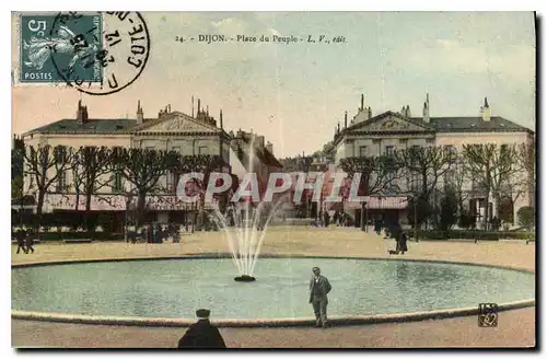Ansichtskarte AK Dijon Place de Peuple