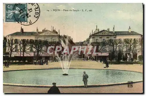 Cartes postales Dijon Place de Peuple