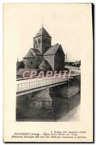 Cartes postales Domfront Orne Eglise Notre Dame sur l'Eau