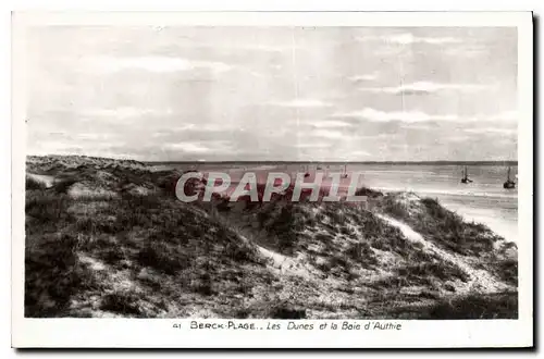 Ansichtskarte AK Berck Plage Les Dunes et la Baie d'Authie