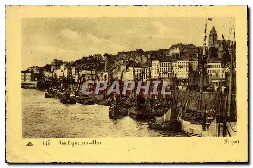 Cartes postales Boulogne sur Aber Le Port Bateaux