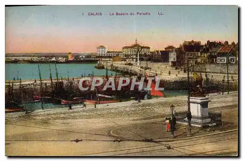 Cartes postales Calais Le Bassin du Paradis