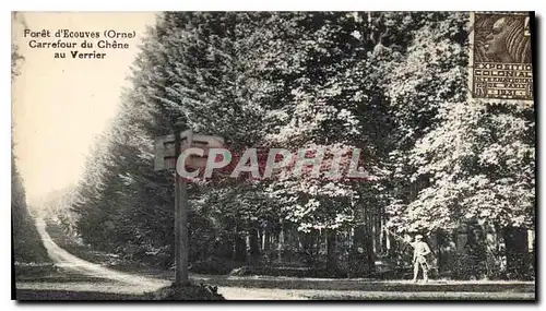 Cartes postales Foret d'Ecouves Orne Carrefour du Chene au Verrier