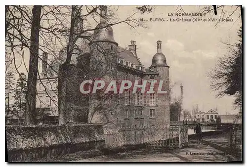 Cartes postales La Normandie Flers Le Chateau