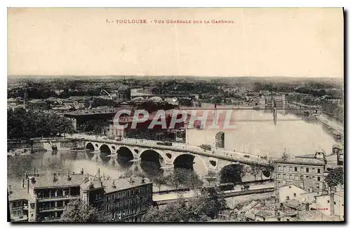 Cartes postales Toulouse Vue generale sur la Ganonne