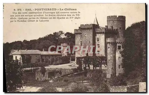 Cartes postales Pontgibaud Le Chateau