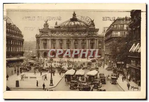 Ansichtskarte AK Les Petits tableaux de Paris La Place de l'Opera