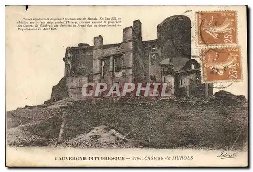 Cartes postales L'Auvergne Pittoresque Chateau de Murols