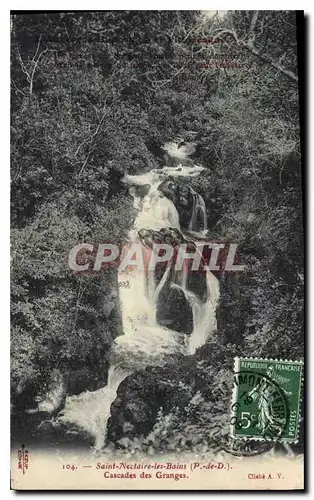 Cartes postales Saint Nactaire les Bains Cascades des Granges