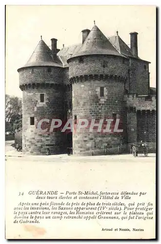 Cartes postales Guerande Porte St Michel