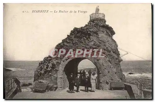 Cartes postales Biarritz Le Rocher de la Vierge