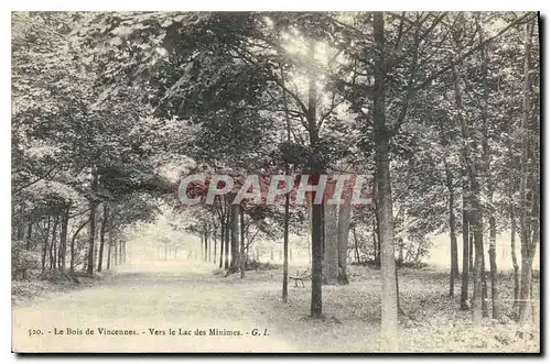 Ansichtskarte AK Le Bois de Vincennes Vers le Lac des Minimes