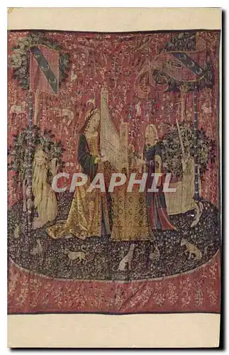Cartes postales Tapisserie dite de la Dame a la Licorne Musee de Cluny Paris
