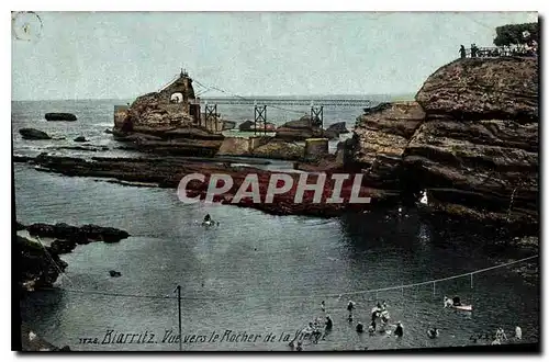 Cartes postales Biarritz Vue vers le Rocher de la Vierge